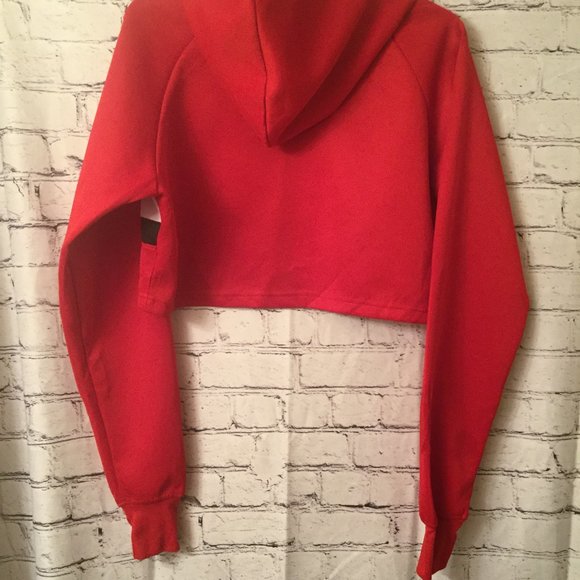Diamond Stash Crop Hoodie Sweatshirt-Size: XL - Picture 9 of 9